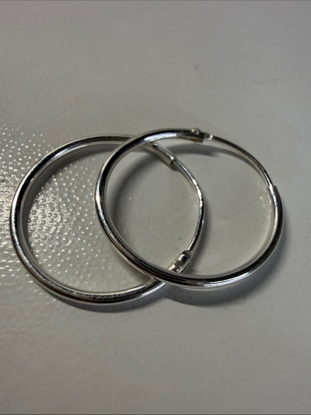 1/2” 925 Sterling Silver Hoop Earrings